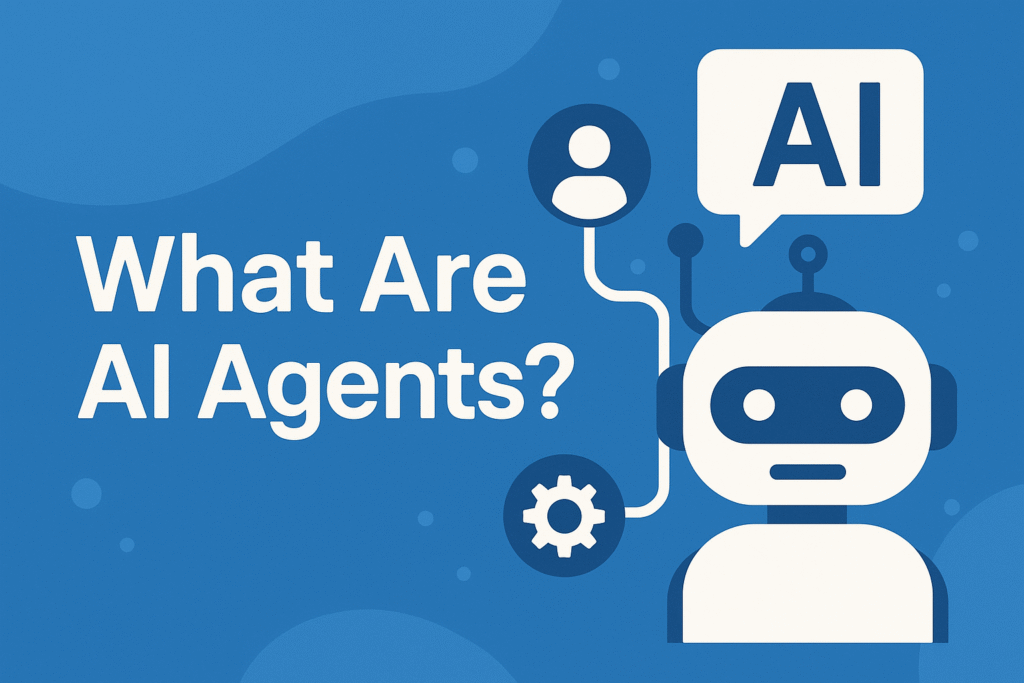 AI agents in 2025 managing tasks, collaborating, and automating workflows across industries and daily life.