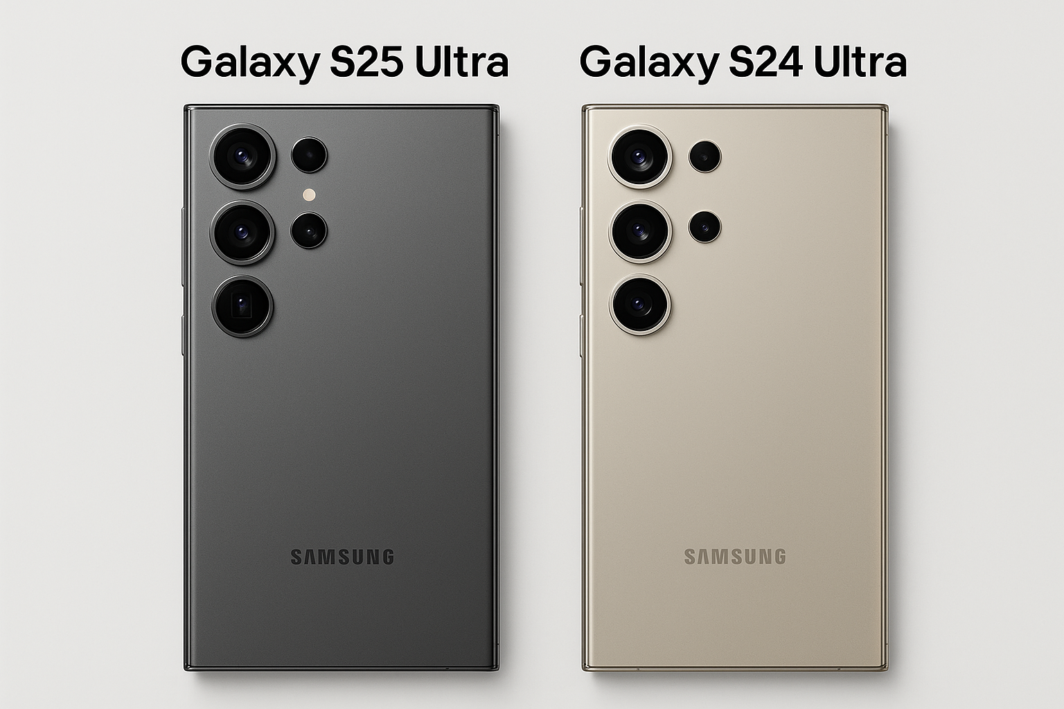 Galaxy S25 Ultra vs S24 Ultra differences explained – new design, camera upgrade, and performance boost