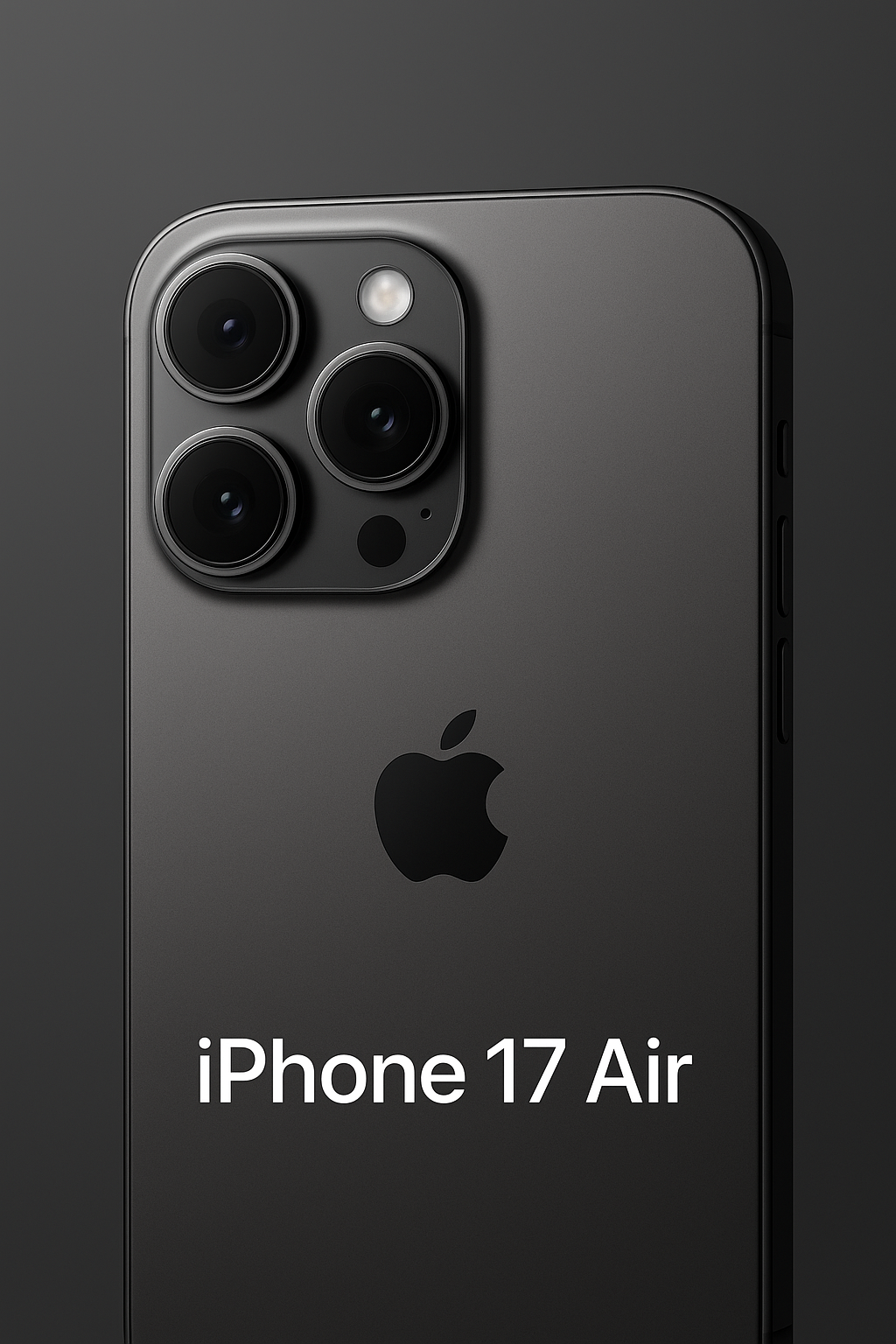 iPhone 17 Air triple-lens Nano Camera system – 48MP wide, 16MP ultra-wide, 12MP telephoto, 8K video recording, AI auto-framing, and Cinematic Mode 2.0