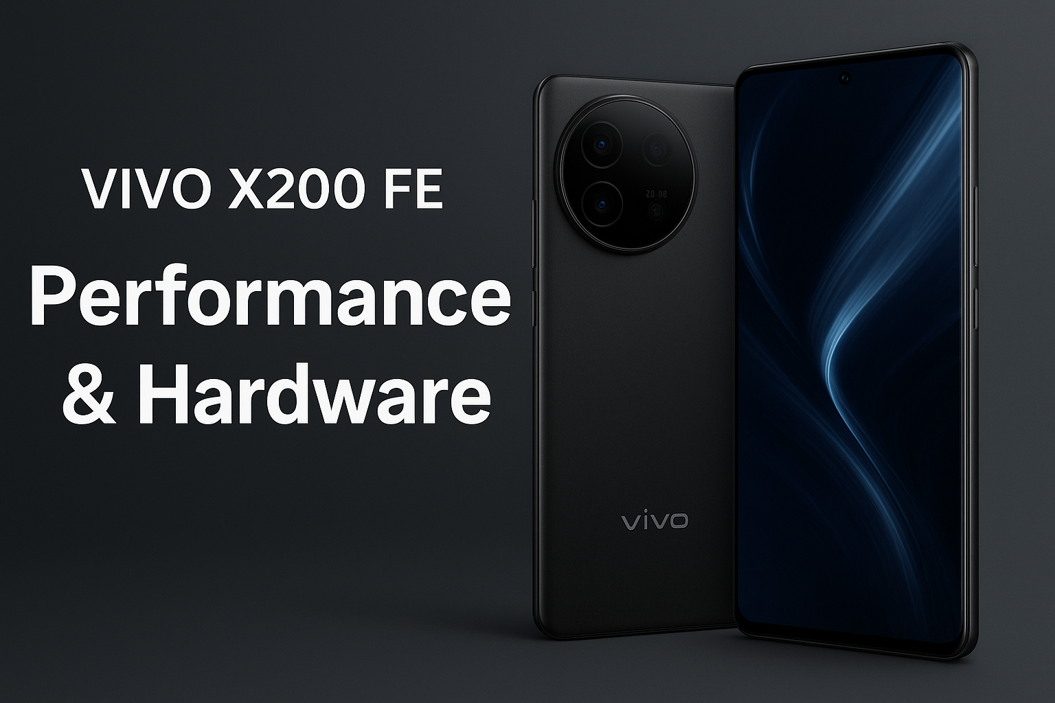 Vivo X200 FE performance and hardware – powered by MediaTek Dimensity 8300 5G chipset with 12GB RAM and 950,000+ AnTuTu score for gaming and multitasking.