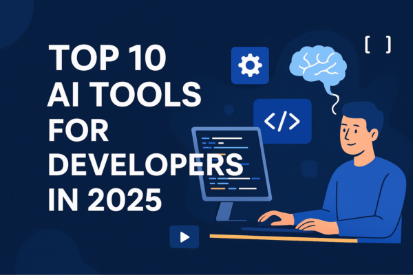 Top 10 AI Tools for Developers in 2025 illustration