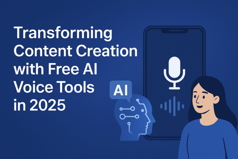 Transforming Content Creation with Free AI Voice Tools in 2025