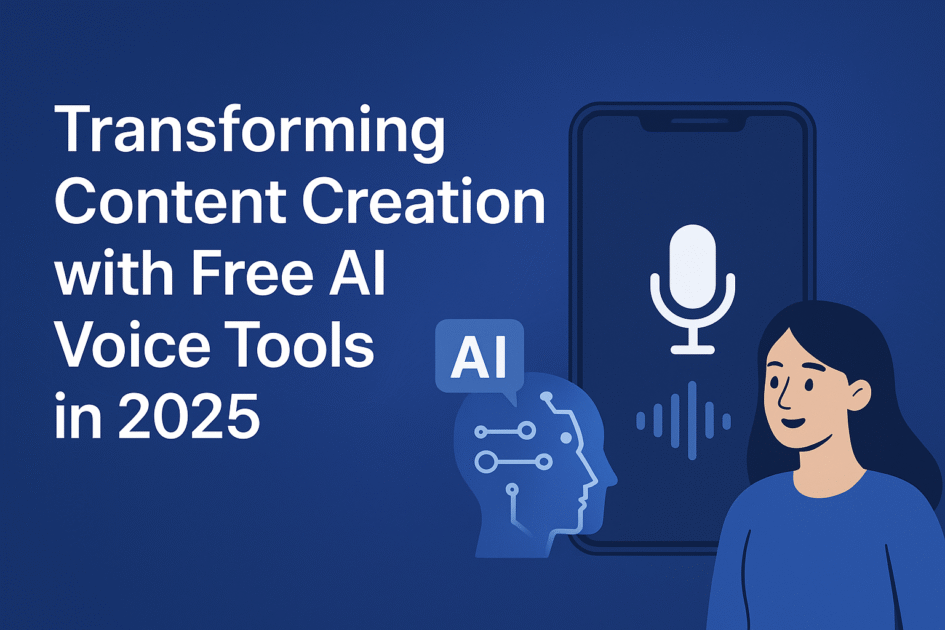 Transforming Content Creation with Free AI Voice Tools in 2025
