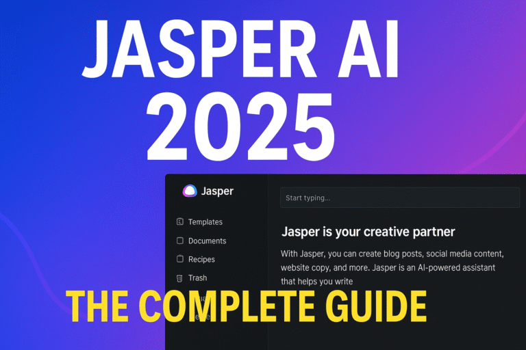 Jasper AI 2025 complete guide for content creators and marketers.