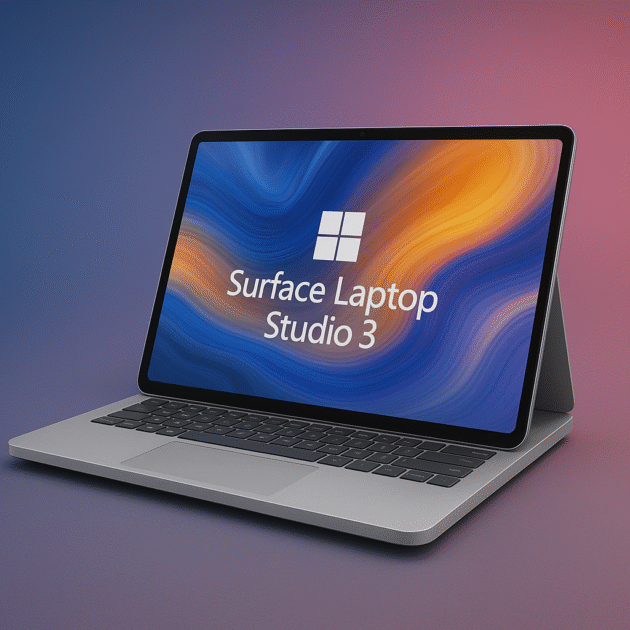 Microsoft Surface Laptop Studio 3 AI edition 2025 for digital artists, illustrators, stylus support, Adobe optimized