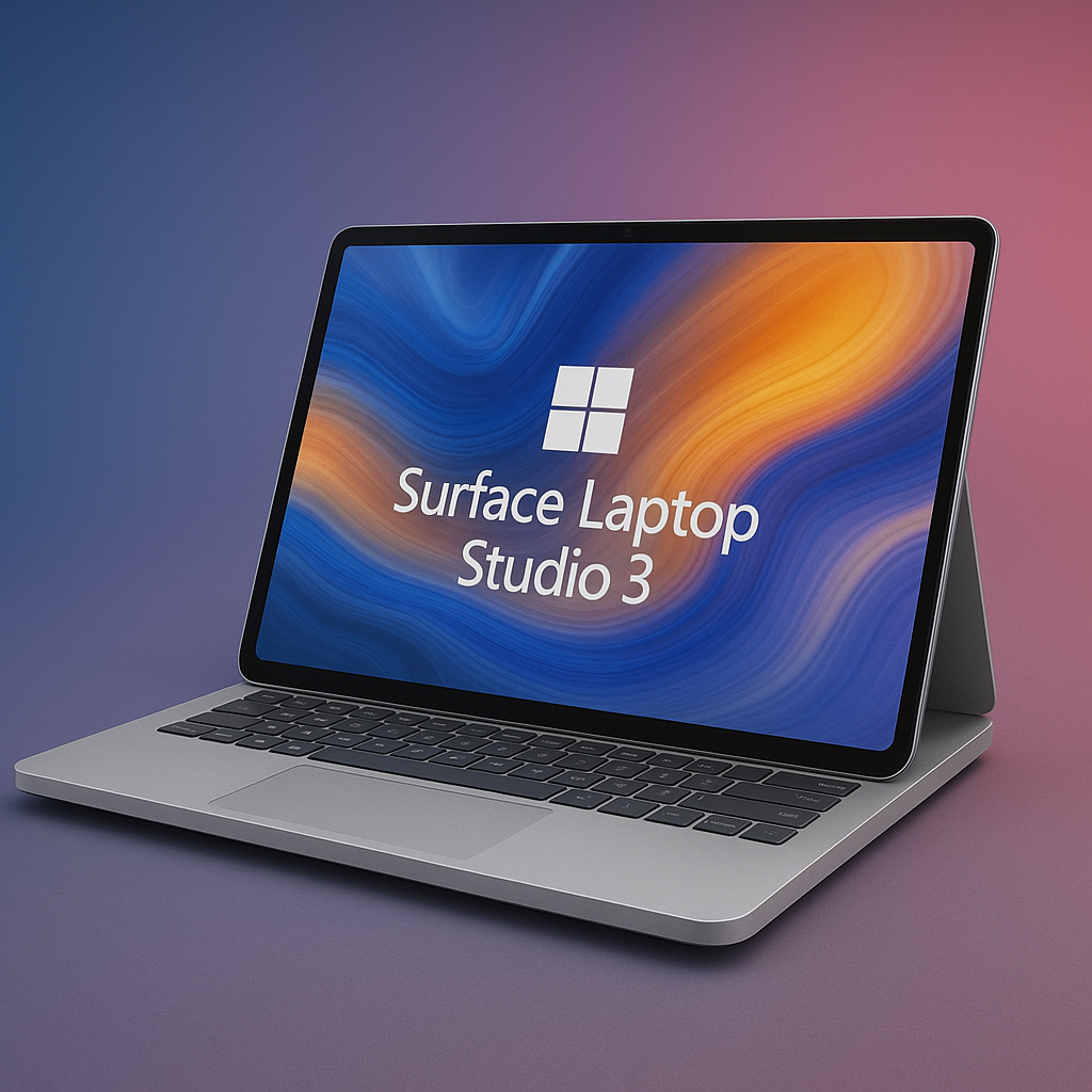 Microsoft Surface Laptop Studio 3 AI edition 2025 for digital artists, illustrators, stylus support, Adobe optimized
