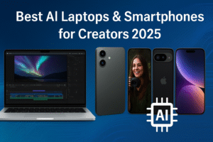 Best AI laptops and smartphones for creators 2025 including MacBook Pro M4 and Galaxy S25 Ultra