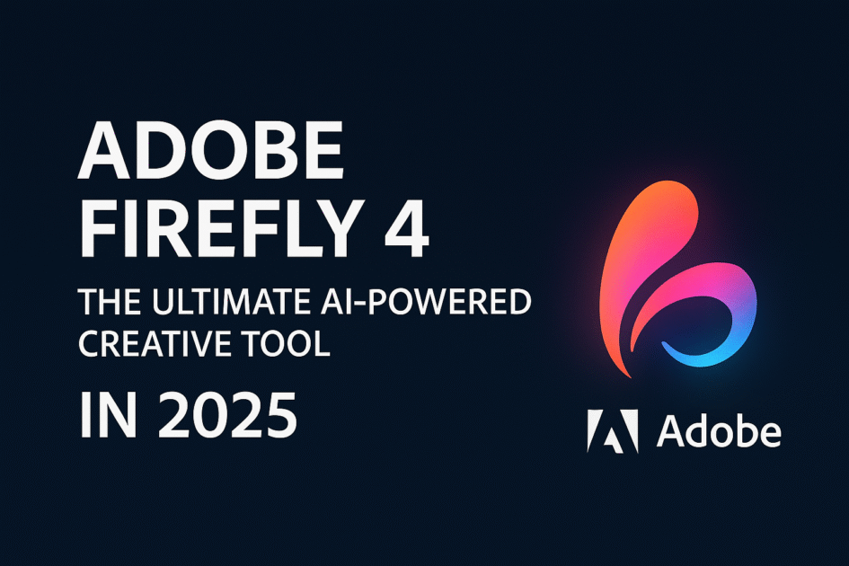 Adobe Firefly 4 AI-powered creative tool in 2025 for text-to-image, video, 3D design, and seamless Adobe Creative Cloud integration