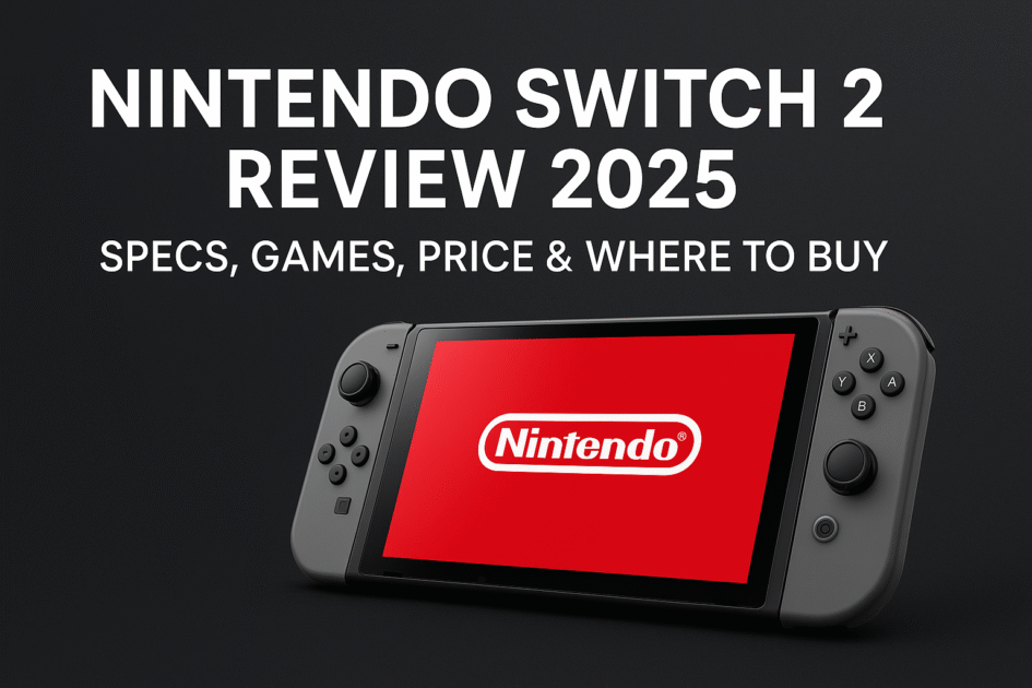 Nintendo Switch 2 hybrid gaming console 2025 with 4K graphics, 120Hz OLED display, new Joy-Con controllers, exclusive games, and upgraded performance