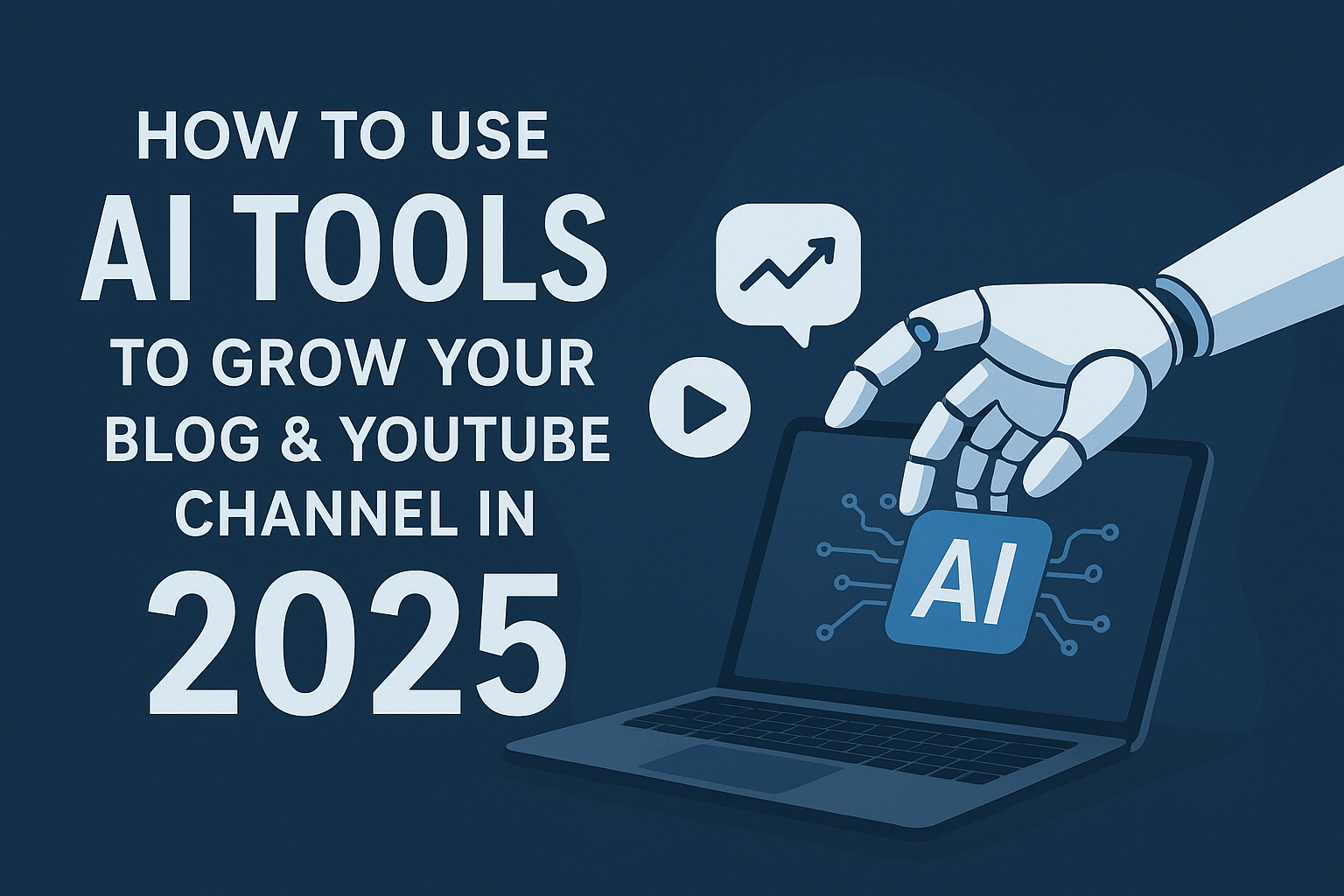 How to Use AI Tools to Grow Your Blog & YouTube Channel in 2025