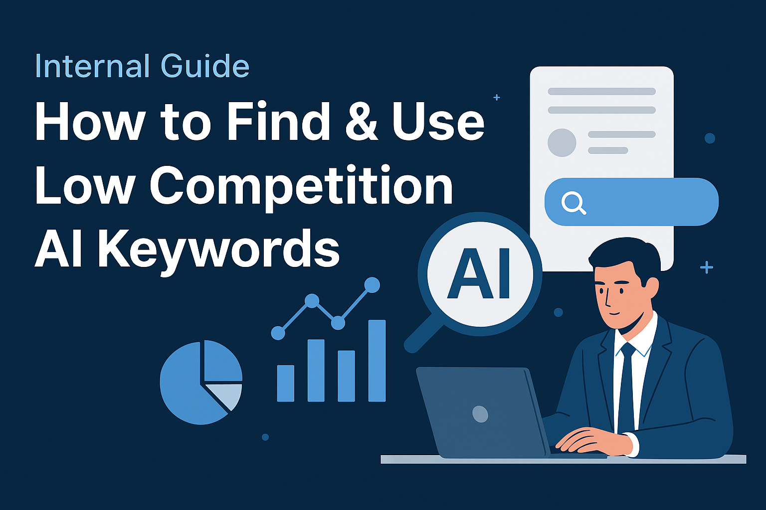 Step-by-step guide to finding low competition AI keywords in 2025 using free and paid SEO tools like Ubersuggest, Ahrefs, and Google Autosuggest.