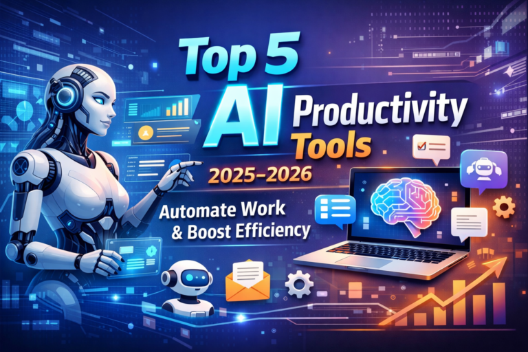 Top 5 AI Productivity Tools 2025–2026 — Automate Work & Boost Efficiency