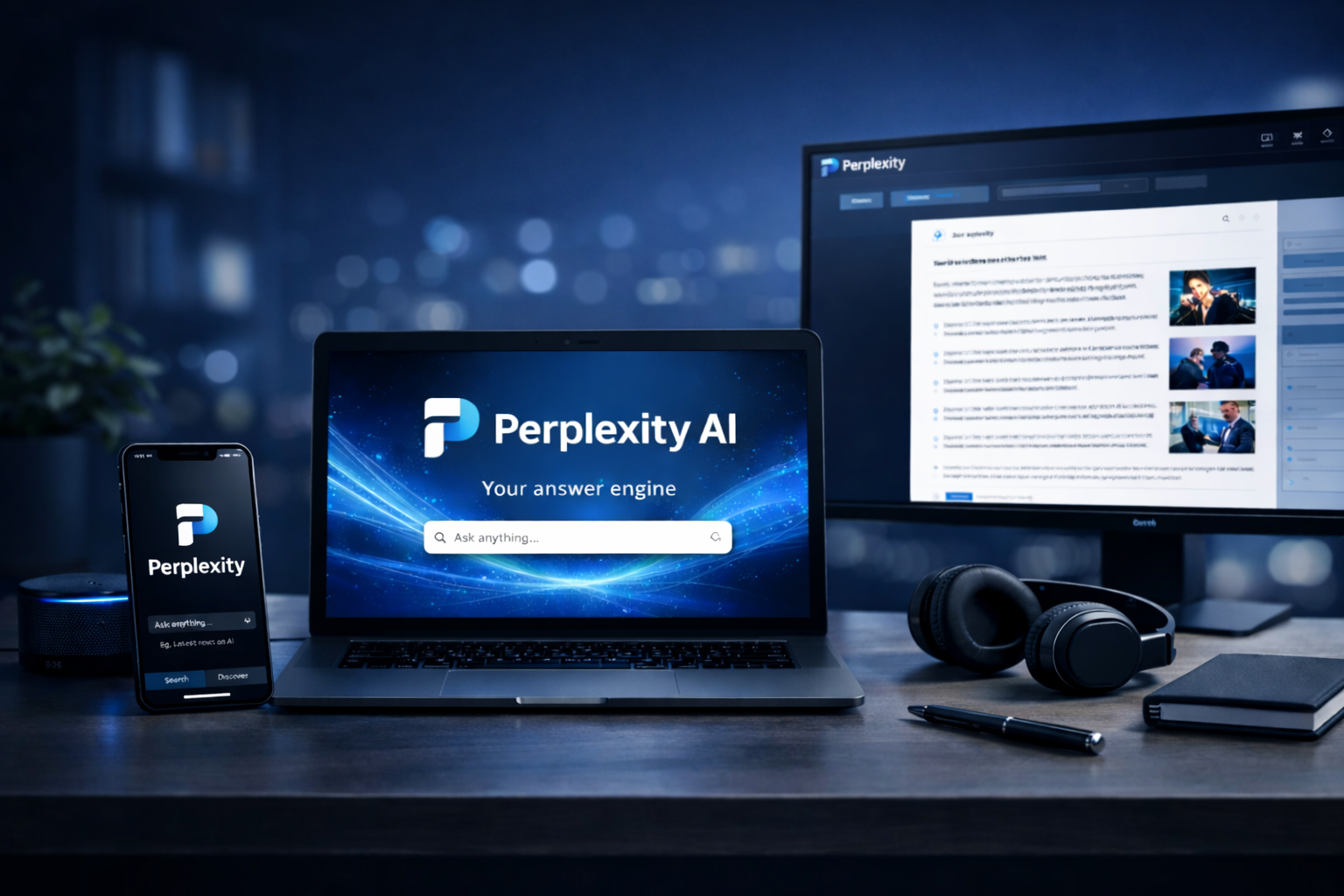Perplexity AI research tool delivering concise, source-backed answers, simplifying online research, and saving time for writers, students, and professionals