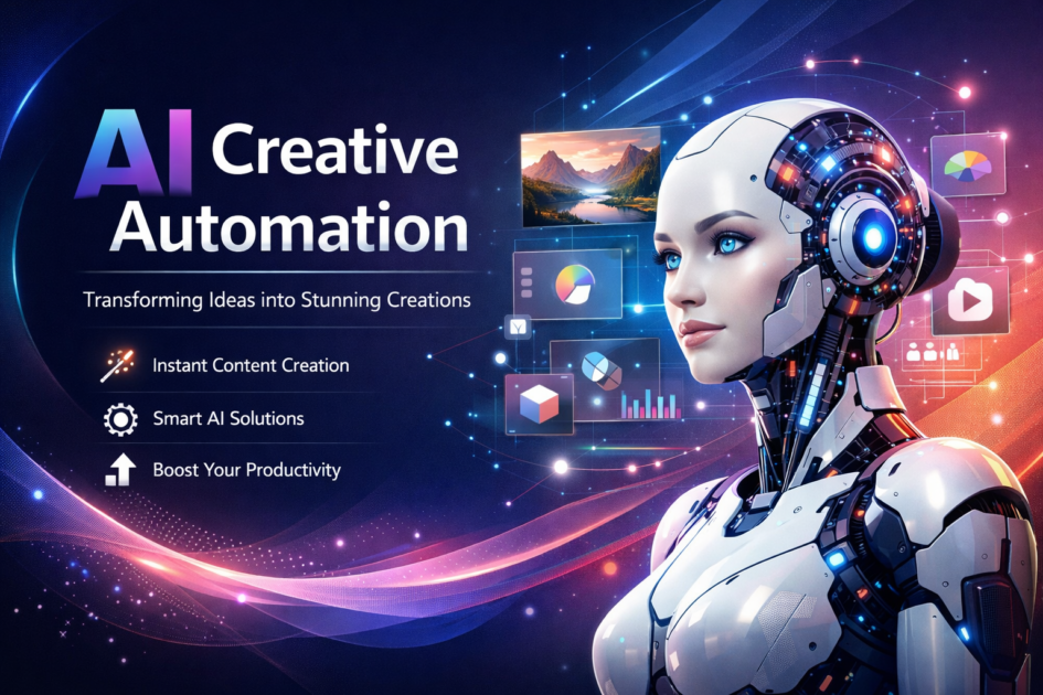 AI creative tools automating video, design, and content creation
