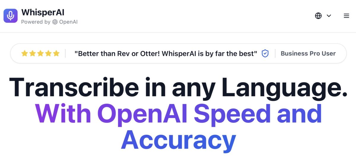 Whisper AI offline speech to text tool converting audio into text locally