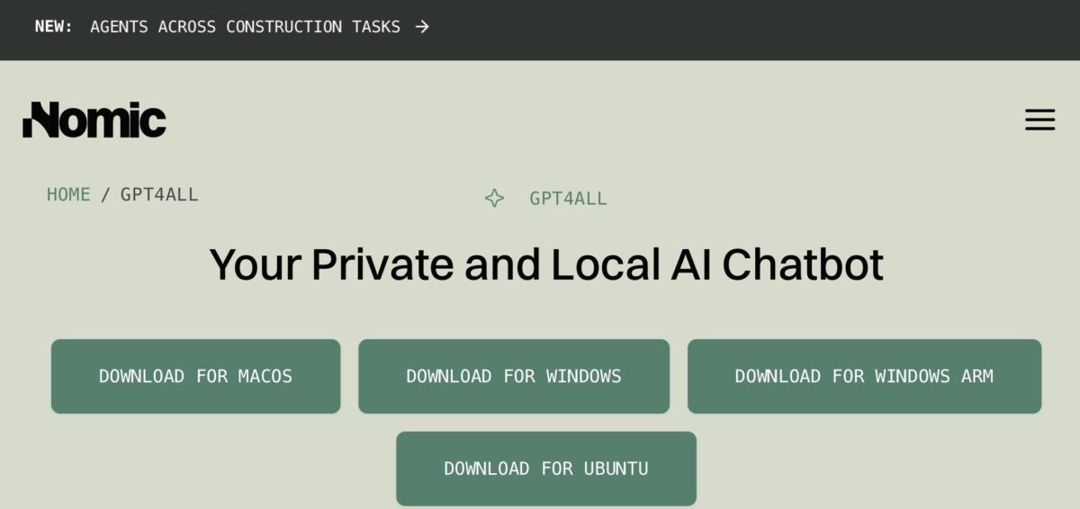 GPT4All offline AI tool running on low end PC without internet